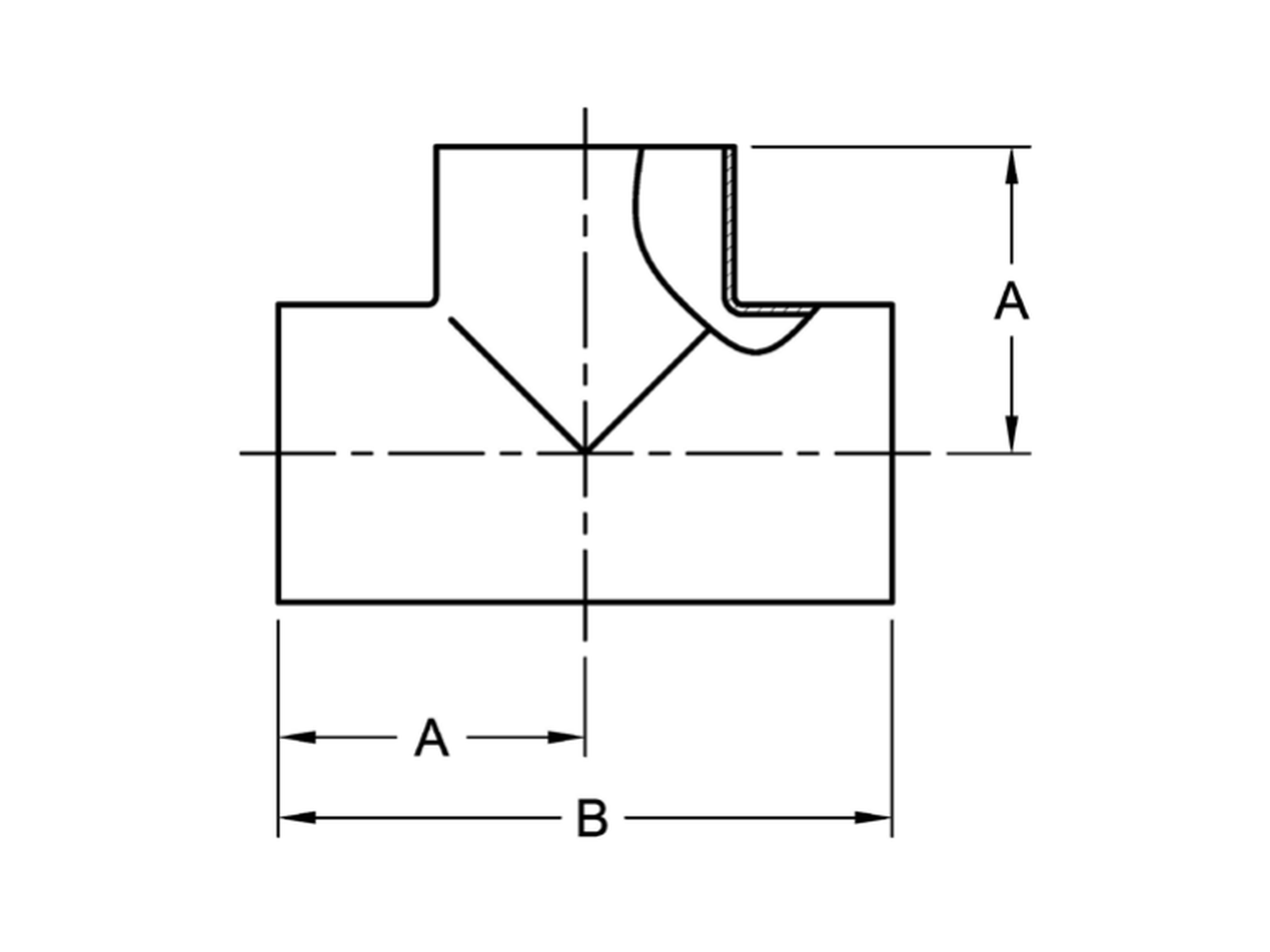 Butt Weld Short Tee - Image 2